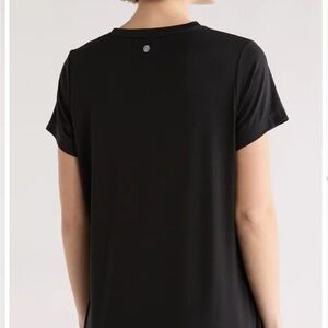 Zella Black Short Sleeve Tee